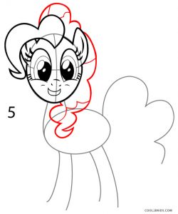 How to Draw Pinkie Pie Step 5