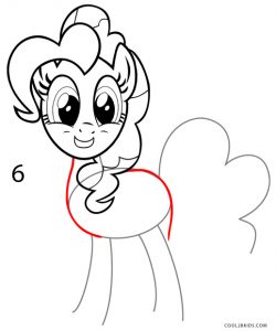 How to Draw Pinkie Pie Step 6