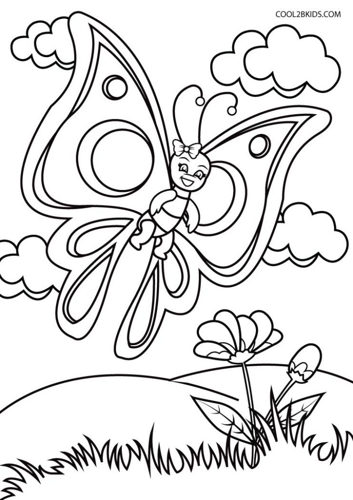 Printable Butterfly Coloring Pages For Kids