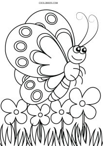 Printable Butterfly Coloring Pages For Kids