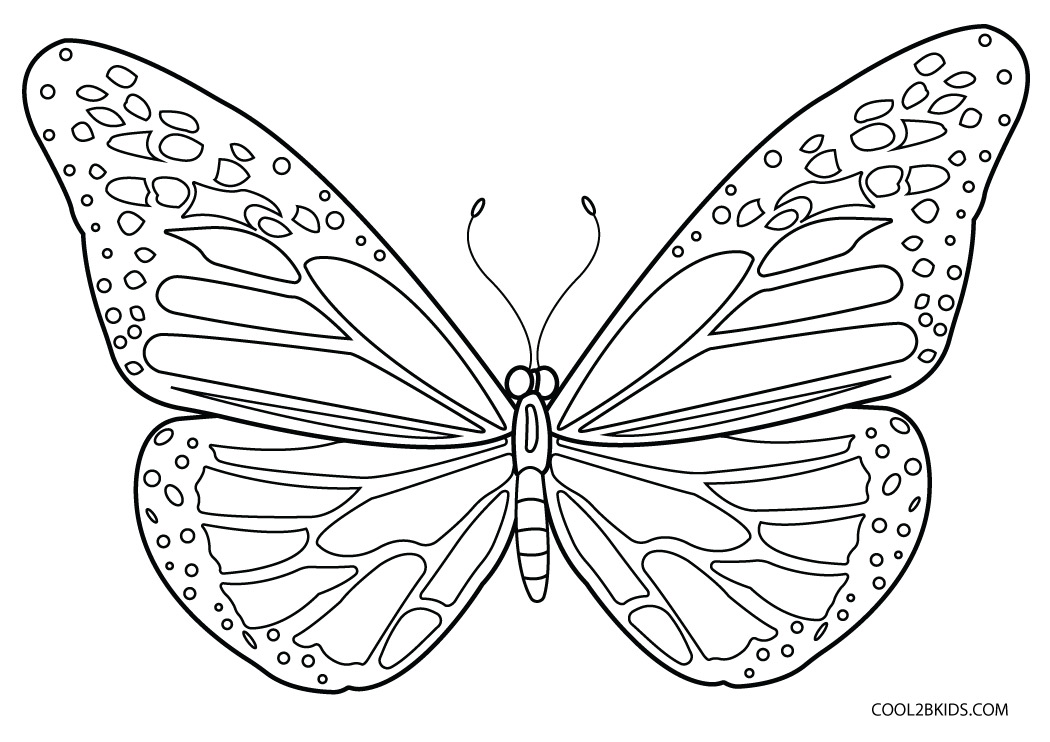 Printable Butterfly Coloring Pages For Kids