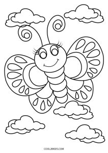 Printable Butterfly Coloring Pages For Kids