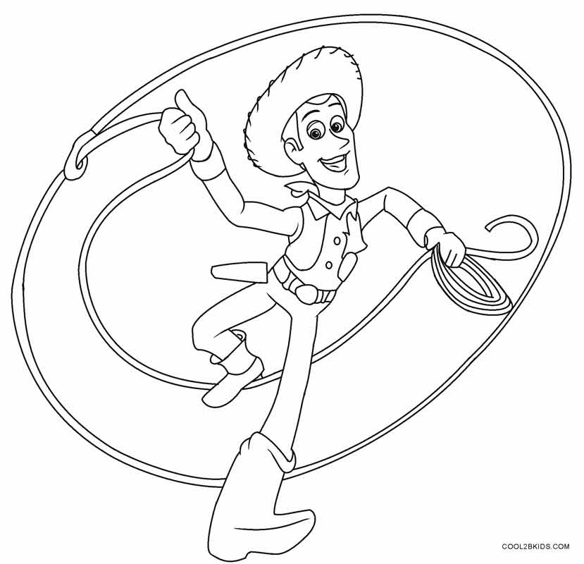 printable cowboy coloring pages for kids