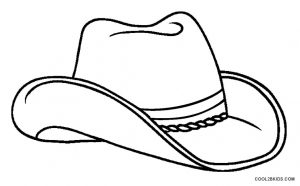 Cowboy Hat Coloring Page