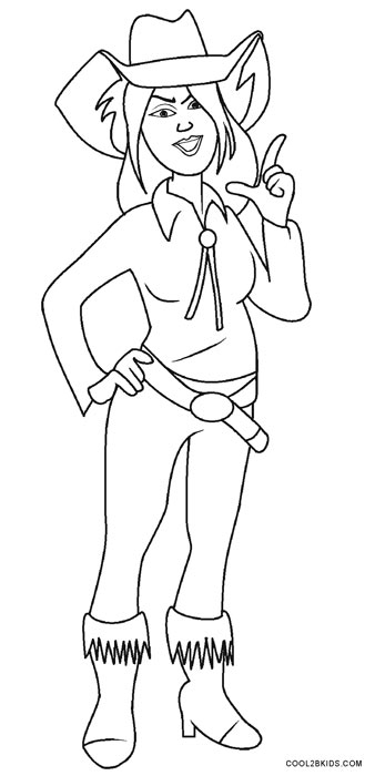 Printable Cowboy Coloring Pages For Kids | Cool2bKids