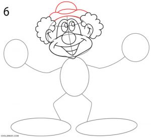 How to Draw a Clown Step 6