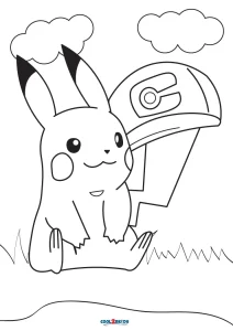 Free Printable Pikachu Coloring Pages For Kids