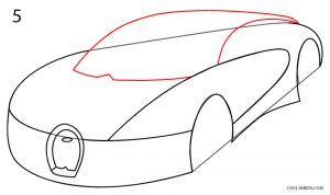 How to Draw a Bugatti Step 5