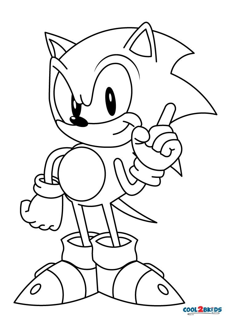 5100 Collections Sonic Cartoon Coloring Pages  Latest Free