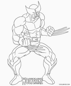 Wolverine Coloring Page