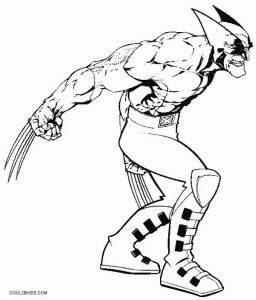 X Men Wolverine Coloring Pages