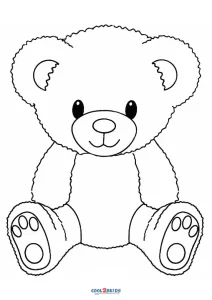 Free Printable Teddy Bear Coloring Pages For Kids