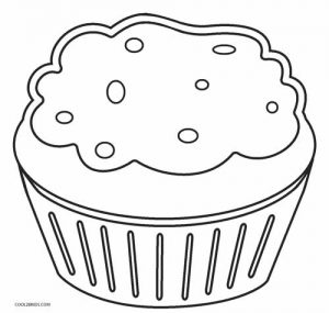 Coloring Pages of Cupcakes