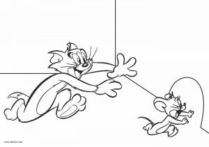 Coloring Pages of Tom and Jerry