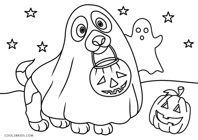 Printable Dog Coloring Pages For Kids