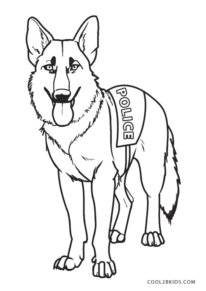 Printable Dog Coloring Pages For Kids