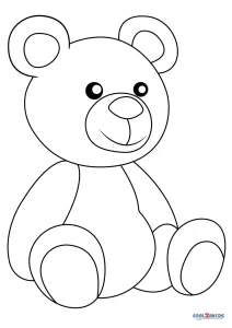 Free Printable Teddy Bear Coloring Pages For Kids