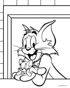 Tom and Jerry Coloring Pages Free Printable