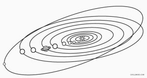 Coloring Pages of the Solar System