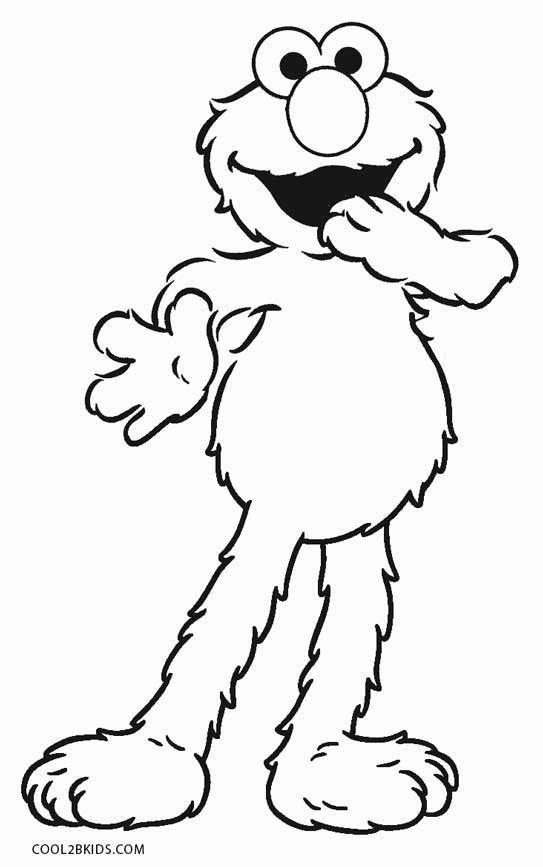 Printable Elmo Coloring Pages For Kids | Cool2bKids
