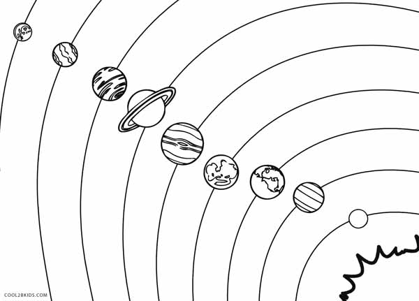 Printable Solar System Coloring Pages For Kids