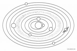 Solar System Coloring Page