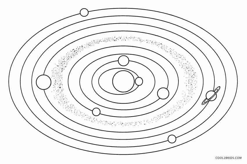 Printable Solar System Coloring Pages For Kids