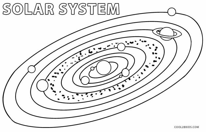 Printable Solar System Coloring Pages For Kids