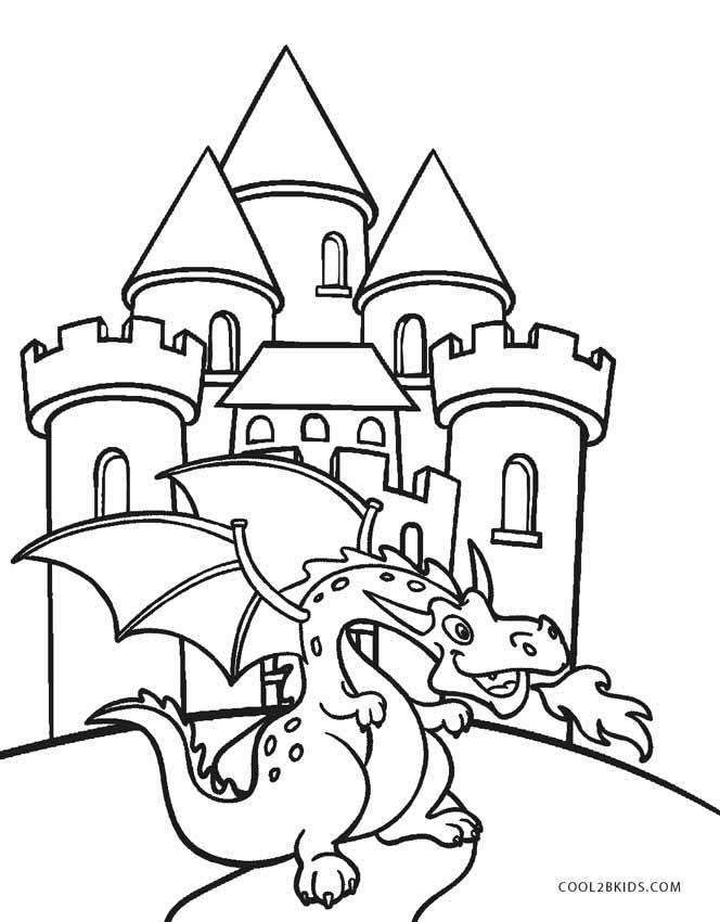 Printable Castle Coloring Pages For Kids Printable Castle Coloring Pages For Kids