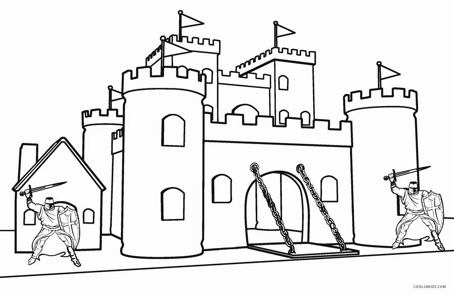 Printable Castle Coloring Pages For Kids