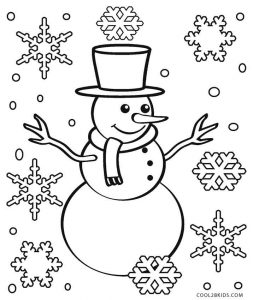 Christmas Snowflake Coloring Pages