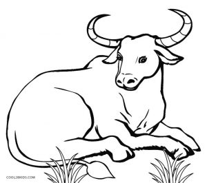 free printable cow coloring pages for kids