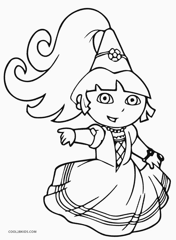 Coloring Sheets Of Doras Birthday 7