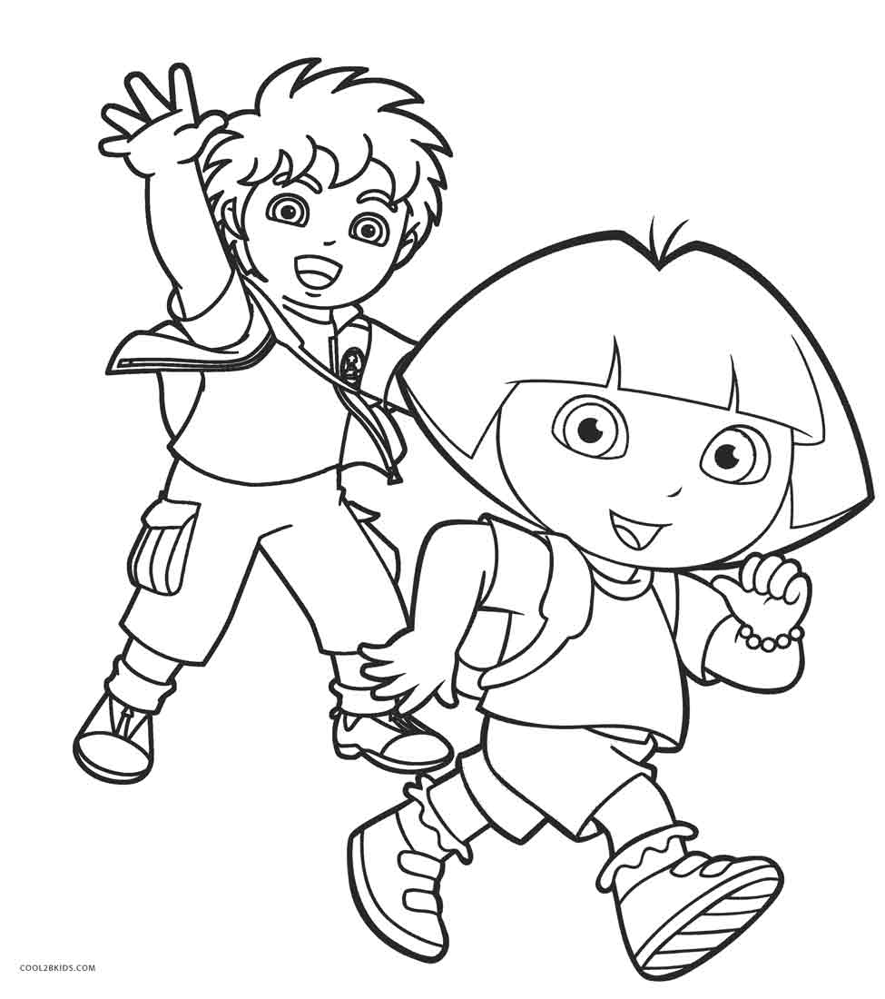 Free Printable Dora Coloring Pages For Kids