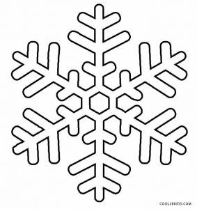 Snowflakes Coloring Page