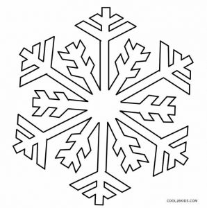 Snowflakes Coloring Pages