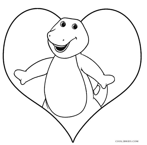 Free Printable Barney Coloring Pages For Kids | Cool2bKids