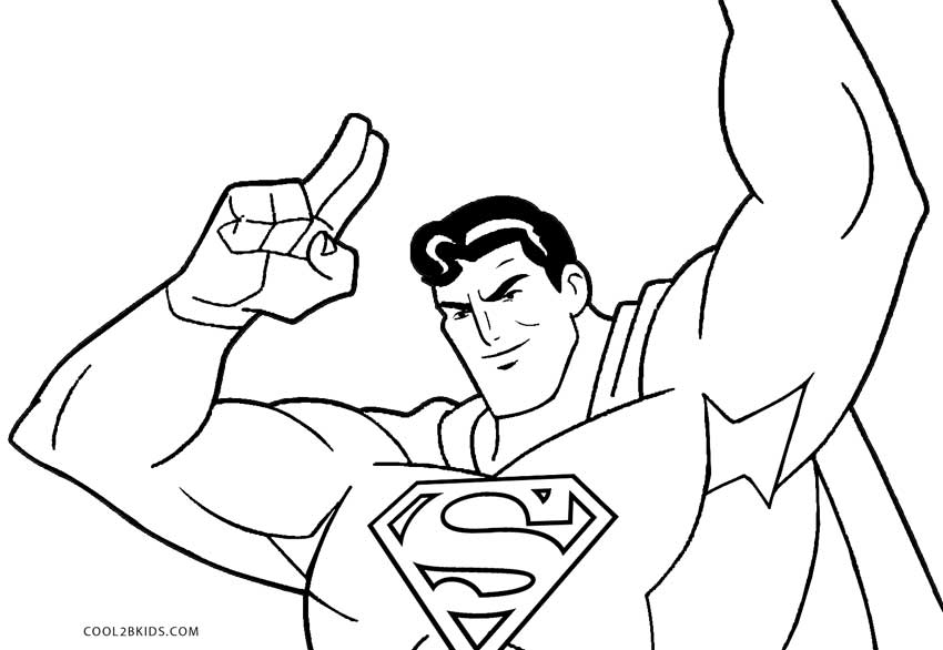 Free Printable Superman Coloring Pages For Kids | Cool2bKids