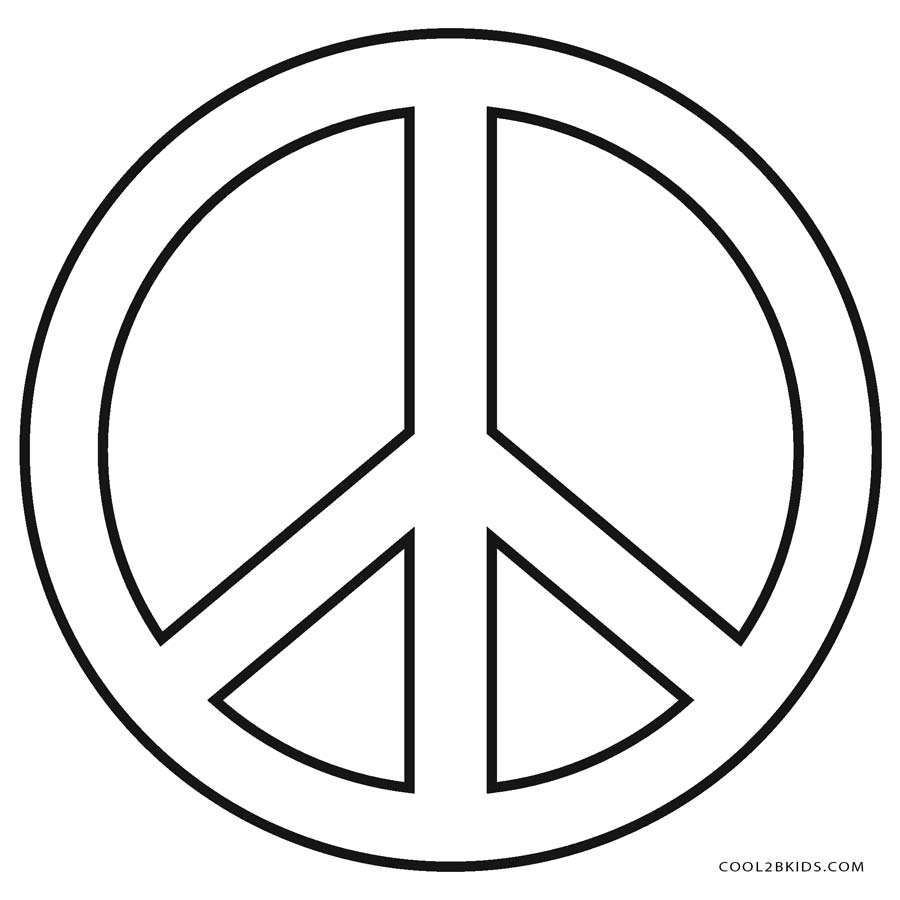 Peace Signs Coloring Pages 5