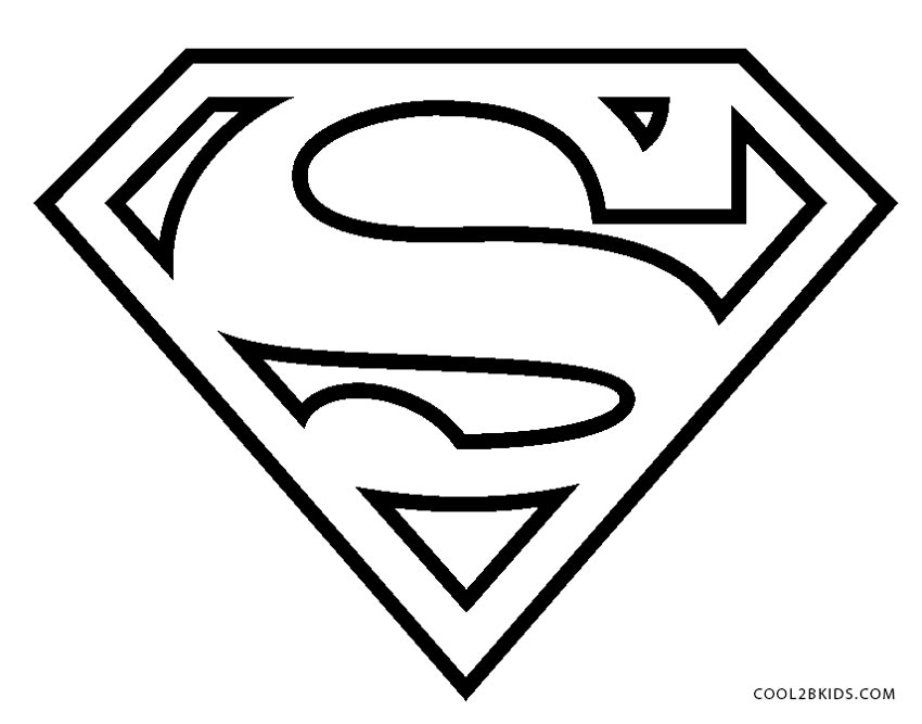 Printable Superman Symbol Printable World Holiday