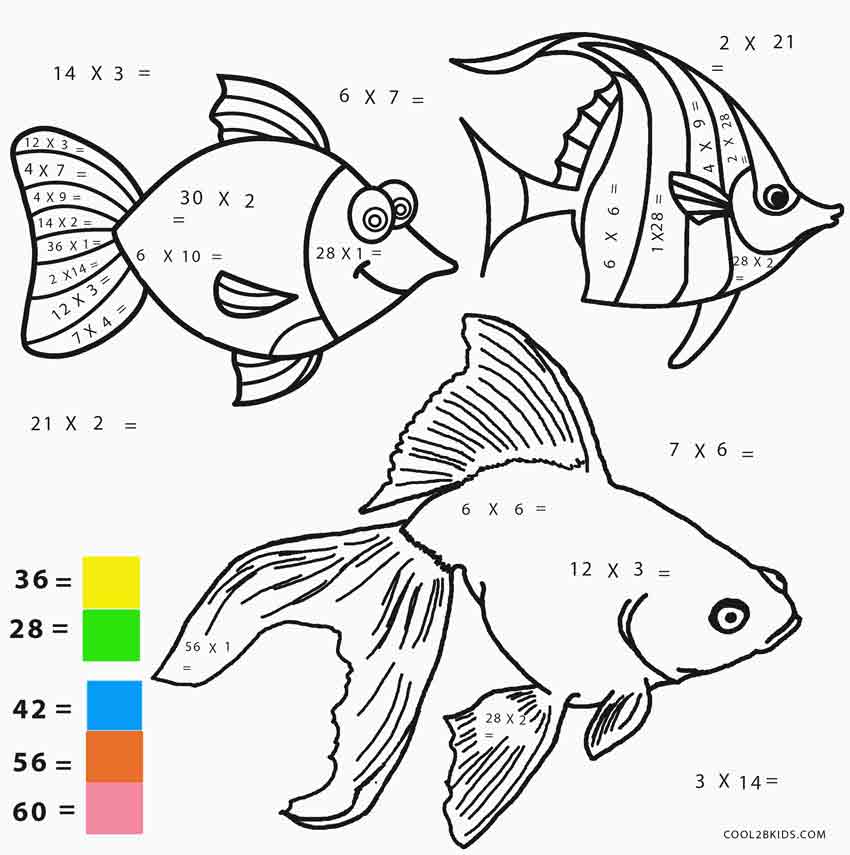 Free Printable Math Coloring Pages For Kids | Cool2bKids