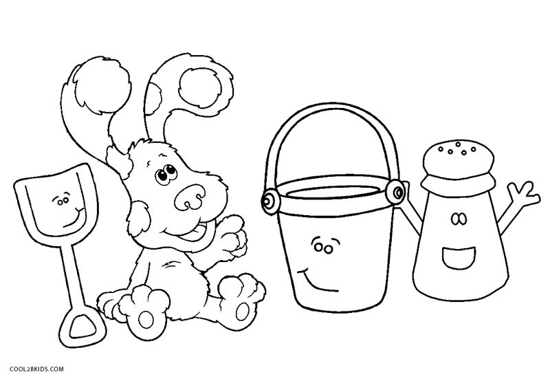 blues clues coloring pages notebook