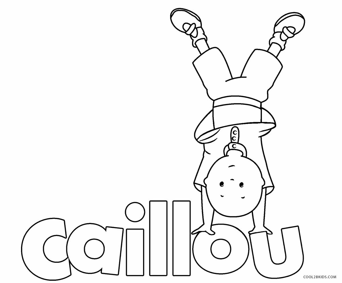 Free Printable Caillou Coloring Pages For Kids