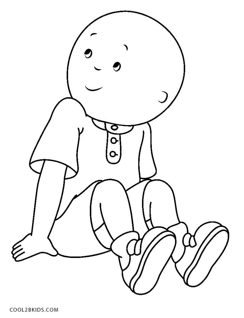 Free Printable Caillou Coloring Pages For Kids