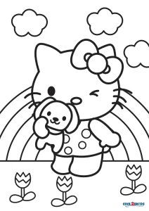 Free Printable Hello Kitty Coloring Pages For Pages