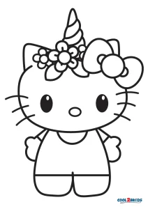 Free Printable Hello Kitty Coloring Pages For Pages