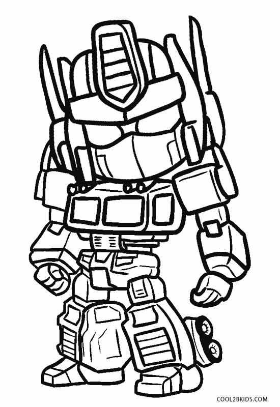 Coloring Pages Robot 1