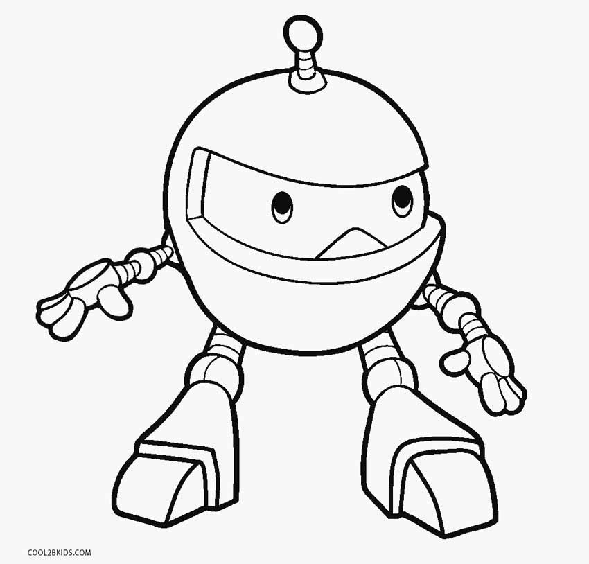 Robot Coloring Pages To Print 9