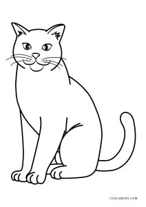 Free Printable Cat Coloring Pages For Kids