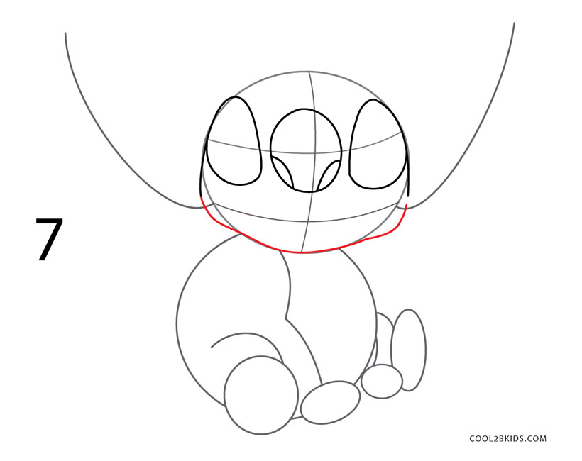 How to Draw Stitch (Step by Step Pictures)